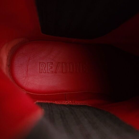 RE/DONE Short Cavalry Harness Boots Western 90s Grunge Cherry Red 36 Horse Girl - Picture 11 of 12